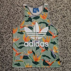 Adidas Green tank top